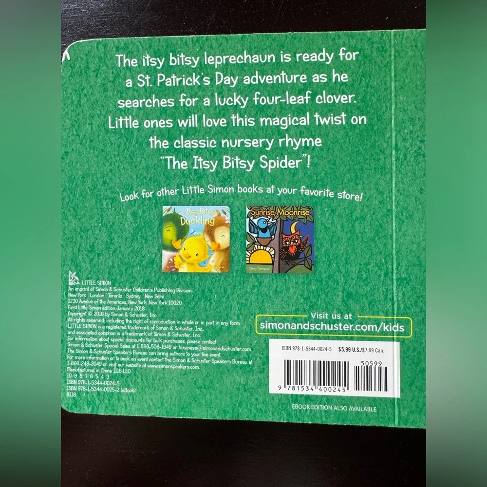 The Itsy Bitsy Leprechaun by Jeffrey Burton